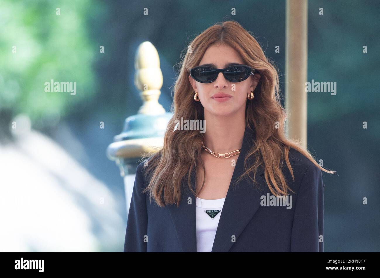 Venice, Italy. 05th Sep, 2023. Benedetta Porcaroli arriving at the