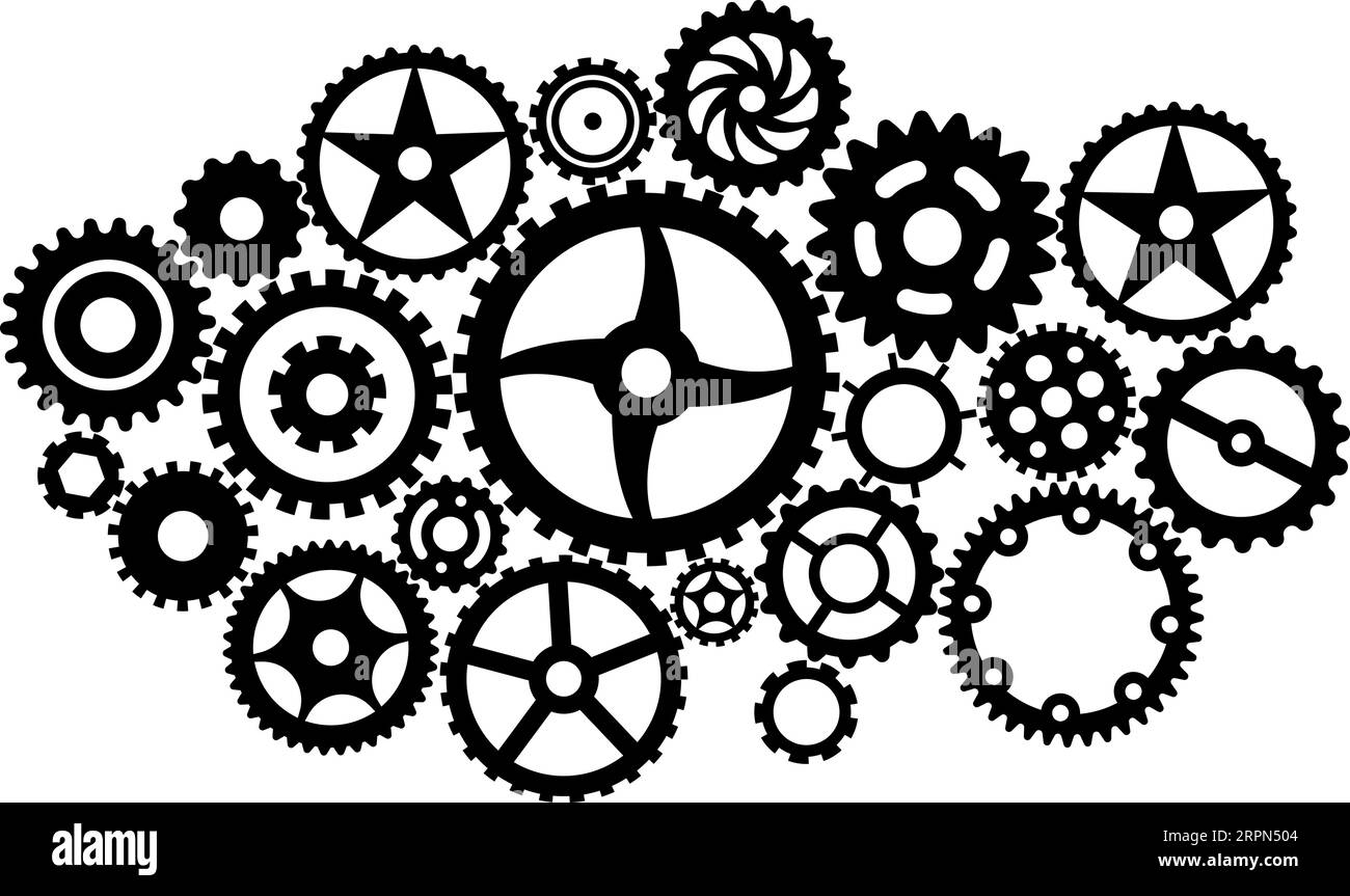 Engineering symbol Black and White Stock Photos & Images - Alamy