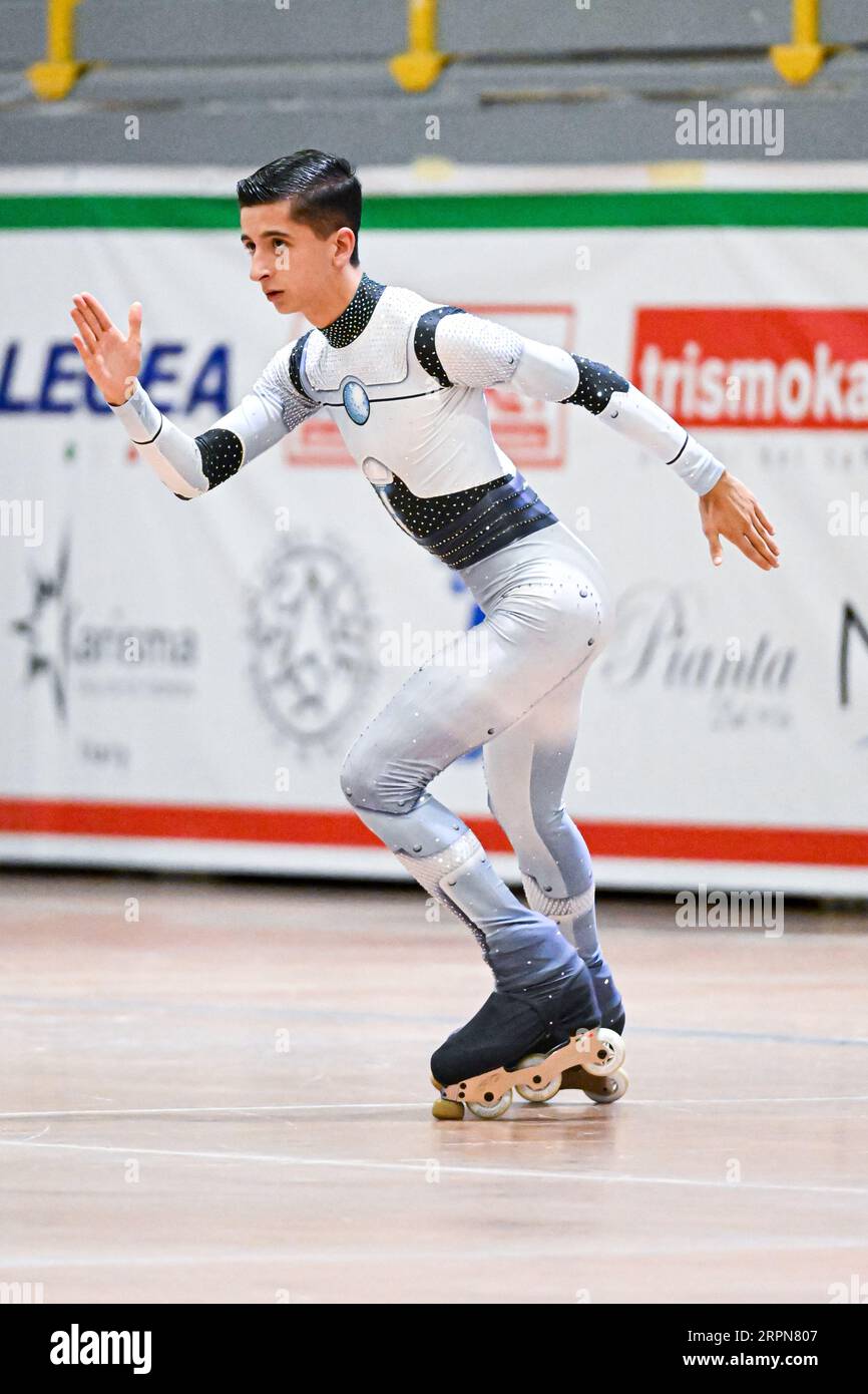 David GUTIERREZ BOLLAIN (ESP), during Junior Men Inline Short Program, at the Artistic Skating