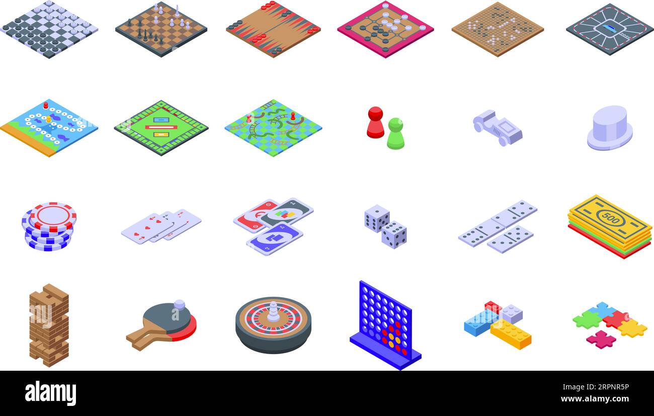Playing board games home Stock Vector Images - Alamy
