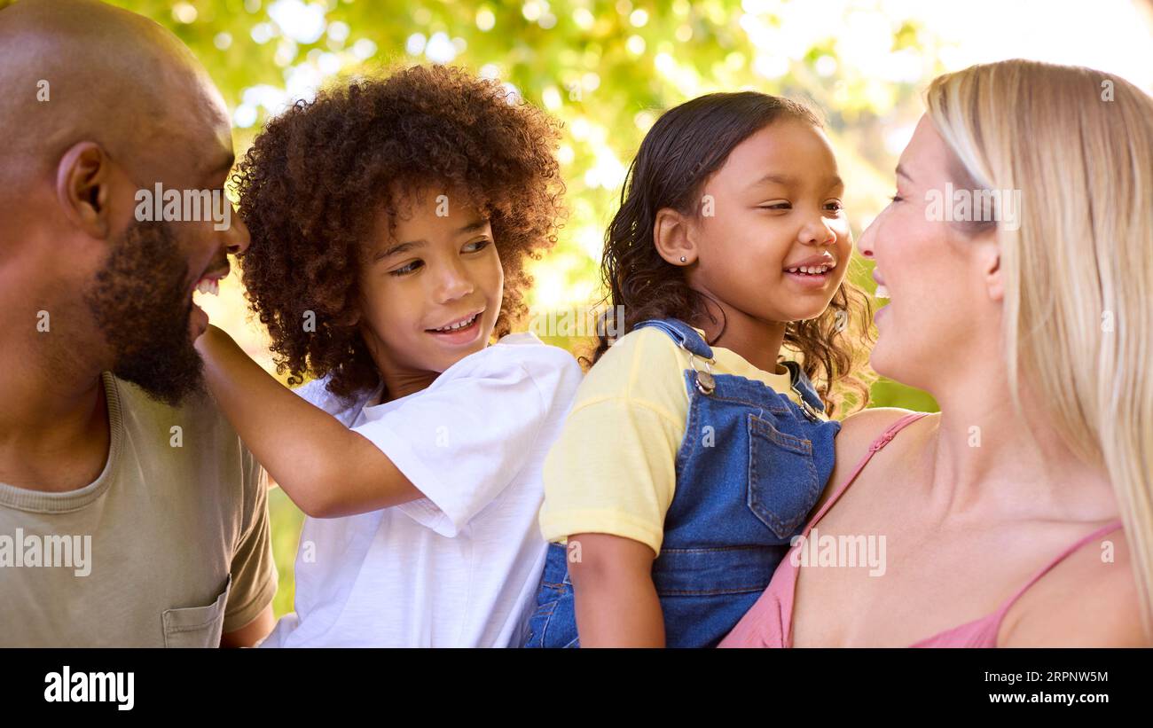 Multi racial boy park hi-res stock photography and images - Alamy