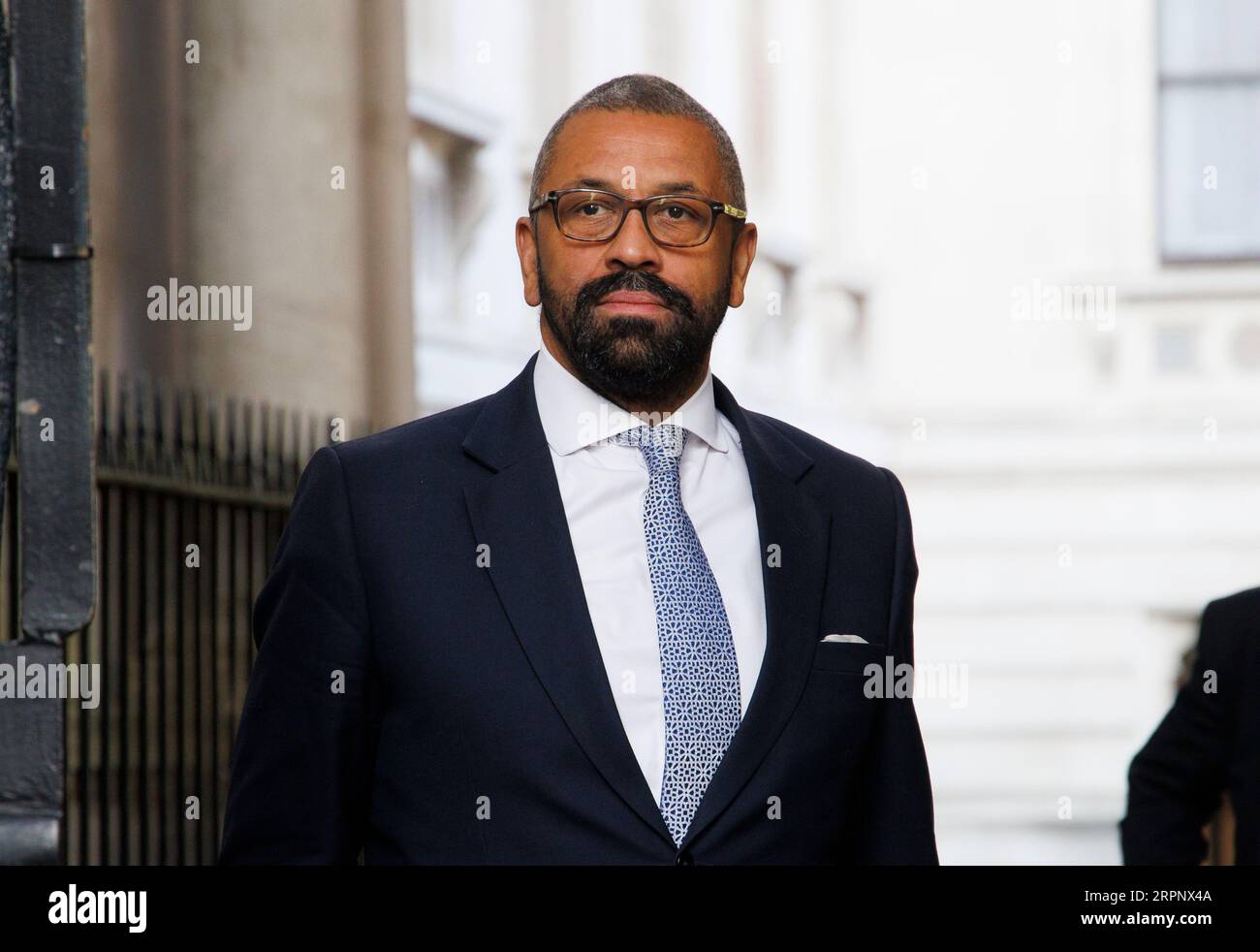 London, UK. 5th Sep, 2023. James Cleverly, Foreign Secretary, arrives for the first Cabinet meeting after the summer recess. Credit: Mark Thomas/Alamy Live News Stock Photo