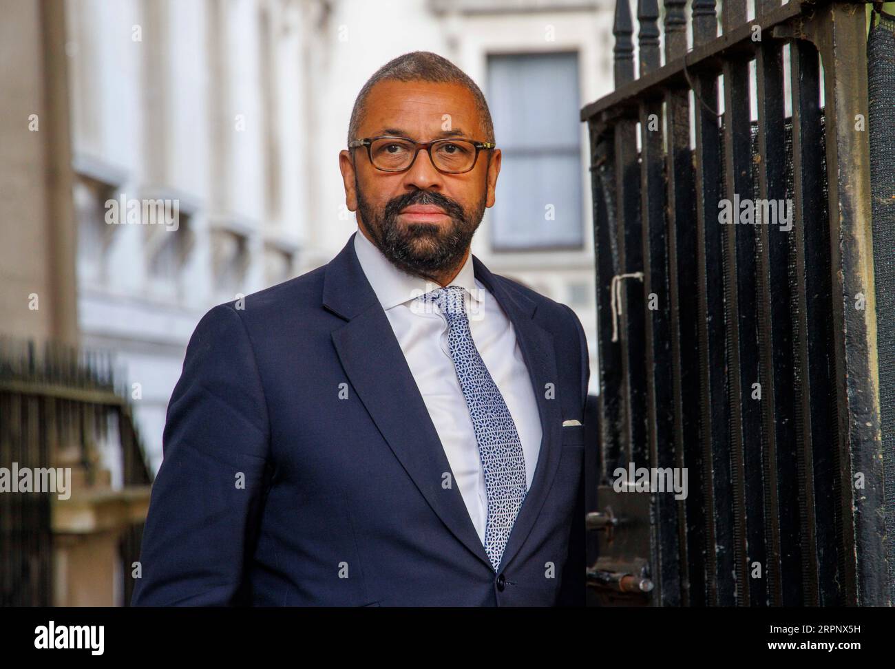 London, UK. 5th Sep, 2023. James Cleverly, Foreign Secretary, arrives for the first Cabinet meeting after the summer recess. Credit: Mark Thomas/Alamy Live News Stock Photo