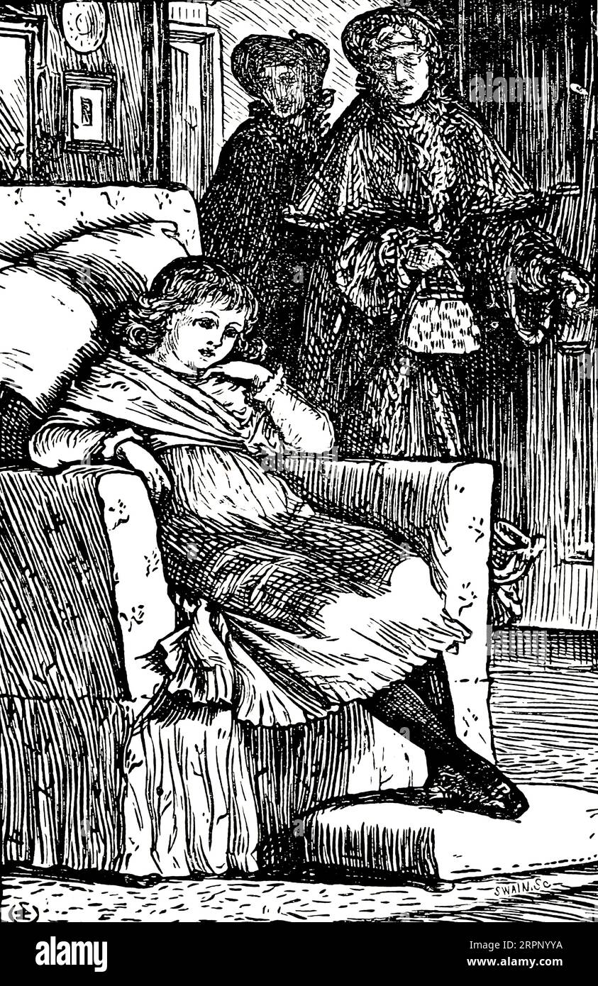 My Aunts must have come back illustrated by Walter Crane, from the The