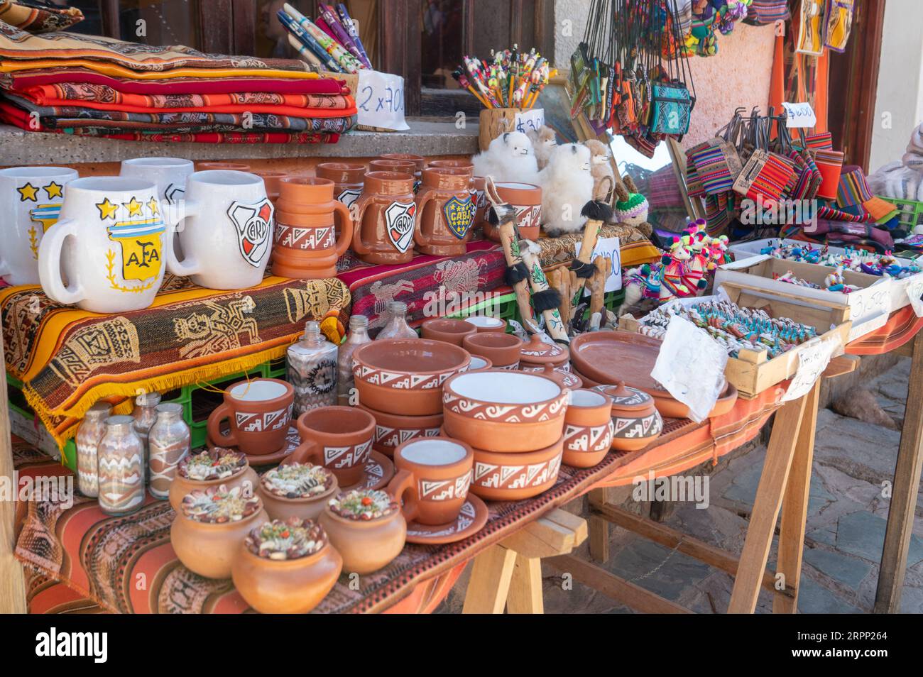 Humahuaca, Argentina : 2023 June 8 : Craft products in the tourist city of  Humahuaca in the province of Jujuy in Argentina, on June 8, 2023 Stock  Photo - Alamy, image size:1300x954