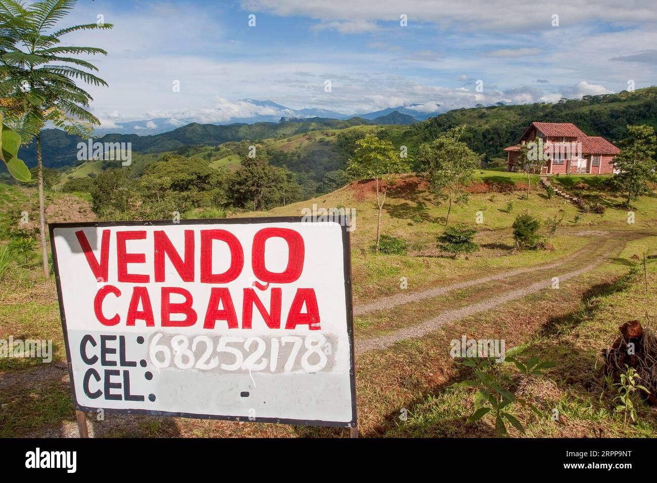 Panama, Bocas del Toro highlands. House for sale Stock Photo Alamy