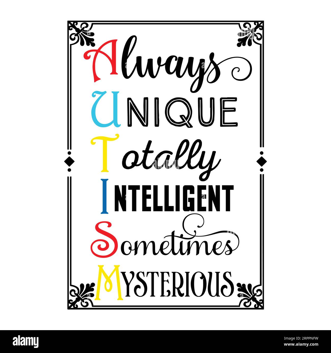 Always unique typography t shirt design, tee print, calligraphy