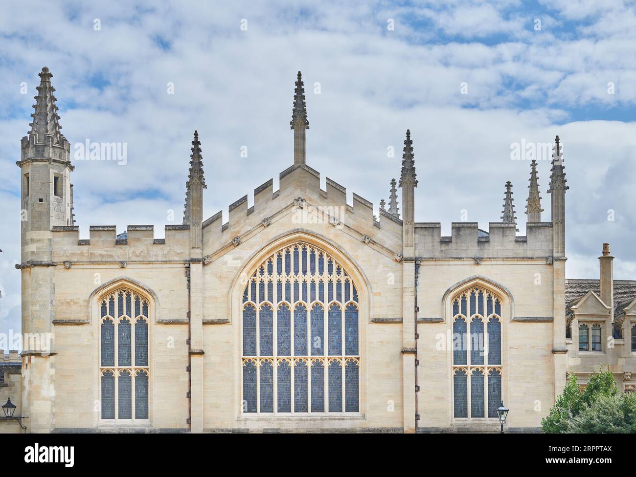 Exterior of the chapel at All Souls College, University of Oxford, England. Stock Photo