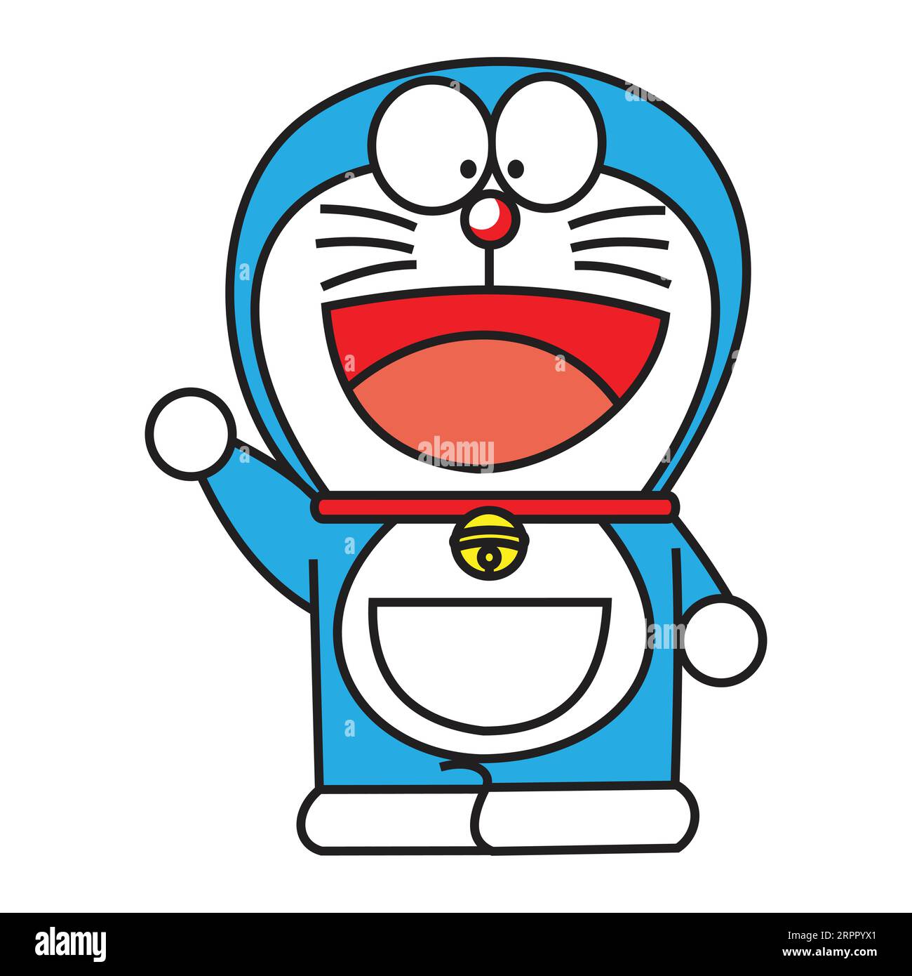 Learn How to Draw Doraemon (Doraemon) Step by Step : Drawing Tutorials |  Doraemon, Cartoon art drawing, Drawings