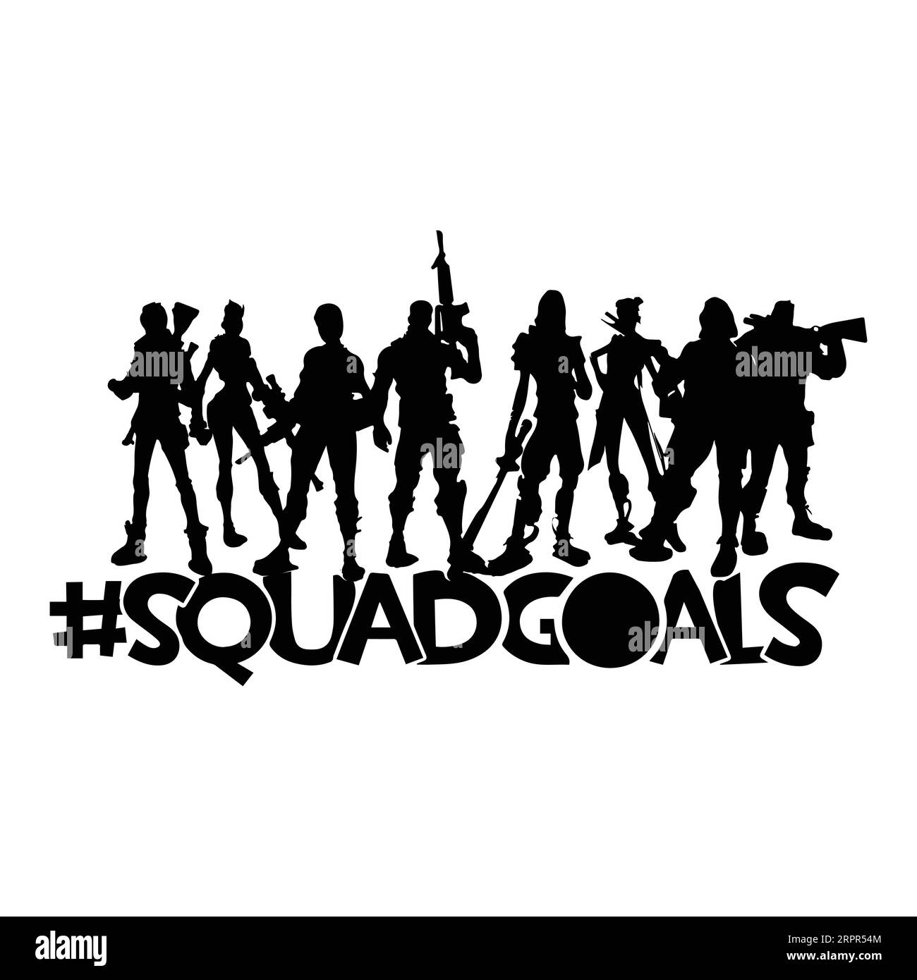 squad goals typography t shirt design, tee print, calligraphy
