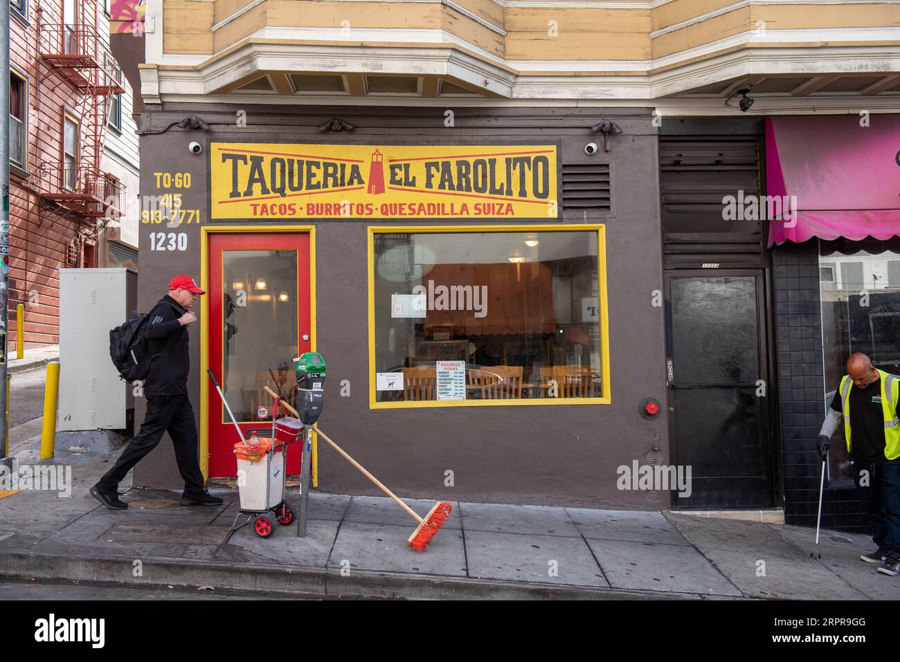 Taqueria El Farolito, mexican restaurant, San Francisco Stock Photo Alamy