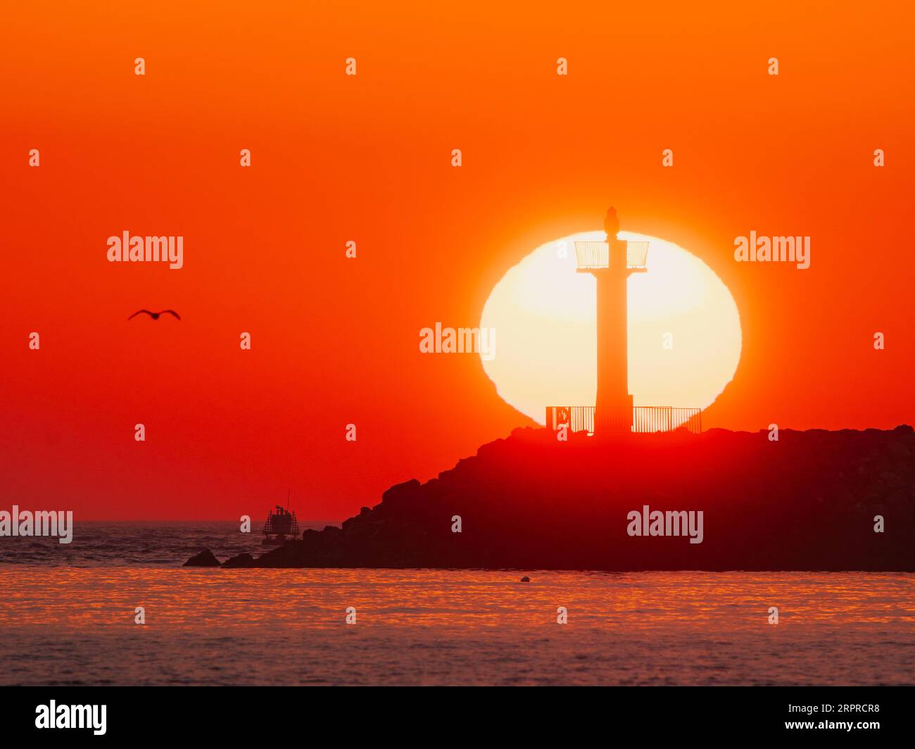 Howth sunrise from Claremont Beach Stock Photo Alamy