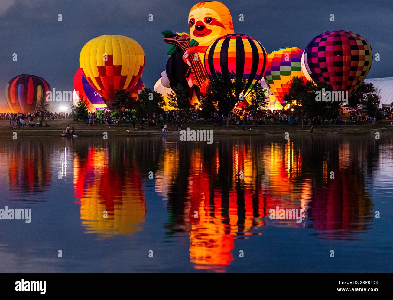 Hot Air Balloon Festival in Colorado Springs Stock Photo Alamy