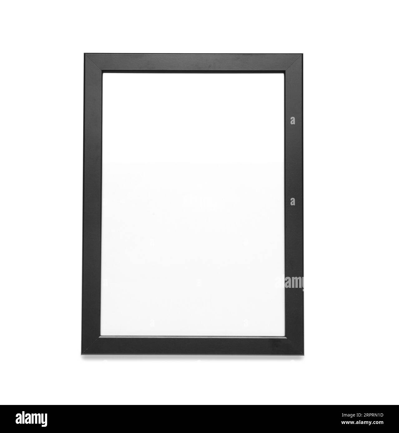 Blank picture frame on white background stock photo alamy