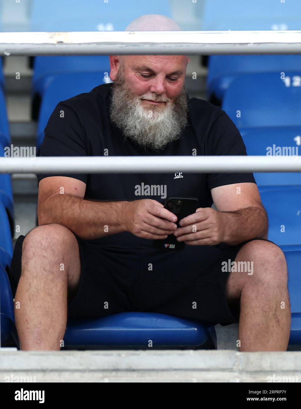 Mason Greenwood's father, Andrew Greenwood during the presentation at Estadio Coliseum Alfonso Perez, Getafe, Spain. Picture date: Tuesday September 5, 2023. Stock Photo