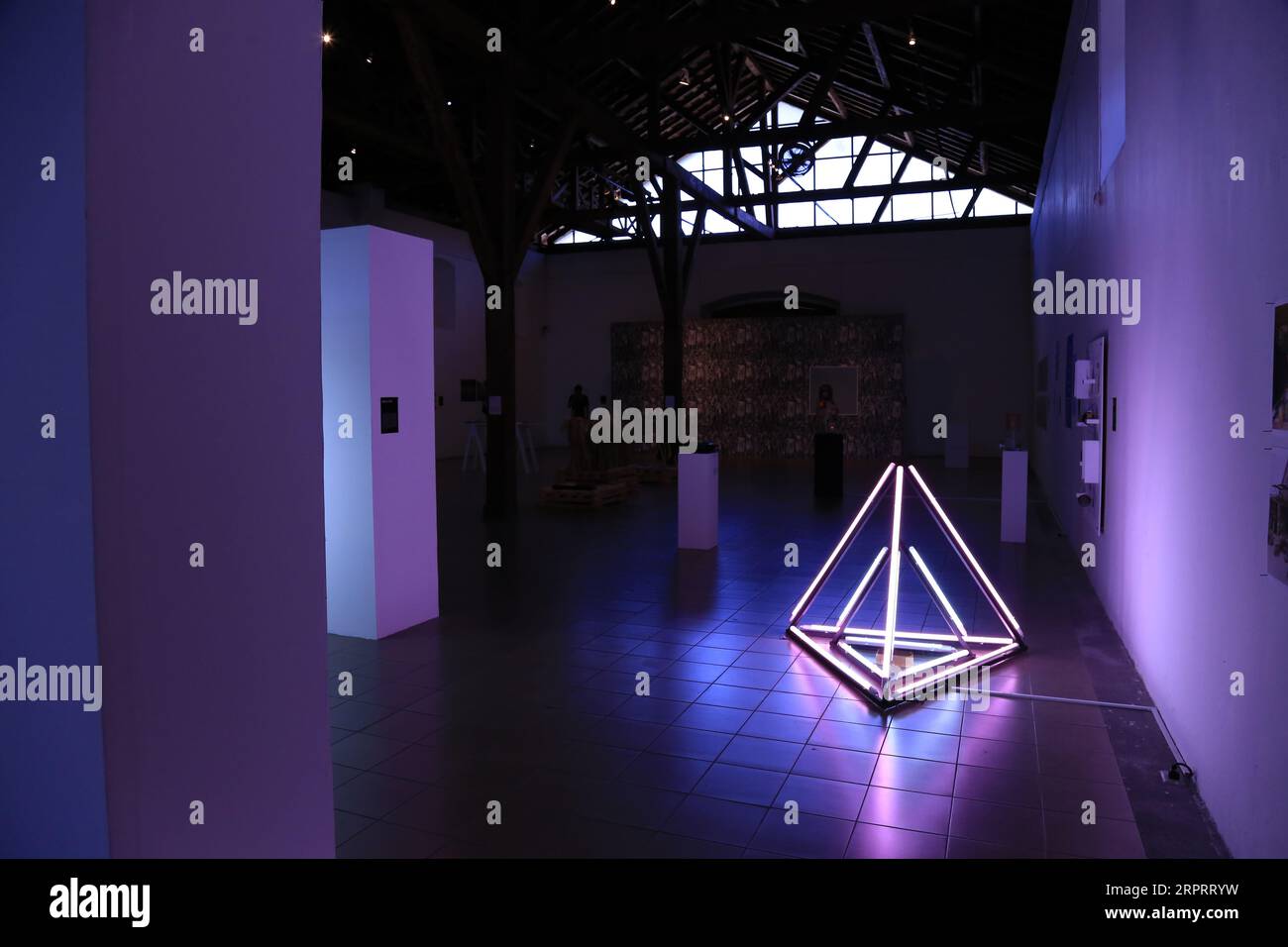San Jose, Costa Rica - Lighting effect in a room with pyramid shape ... - Costa Rica-Inspired Interior Lighting