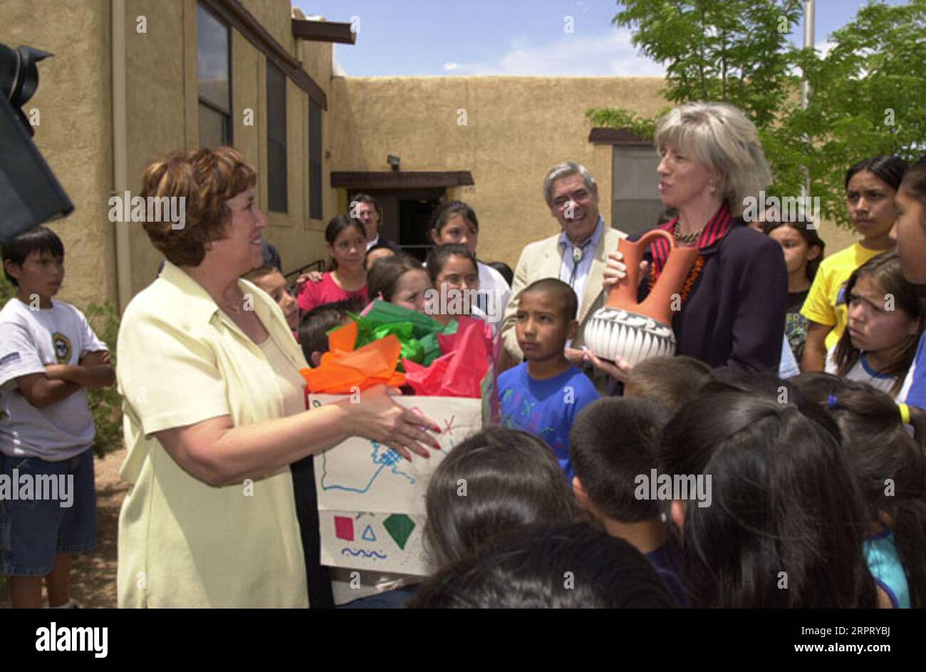 Indian school students and staff hires stock photography and images