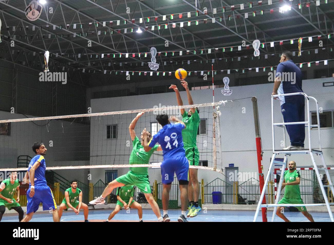 Gaza, Palestine, USA. 5th Sep, 2023. (SPO) Palestinian Volleyball