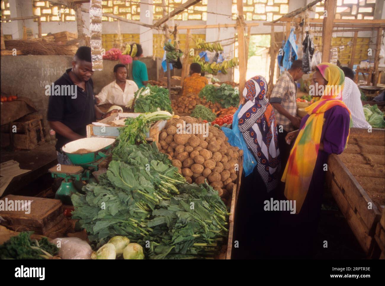 Fruit and vegetable market at Kilifi, Kenya Stock Photo Alamy