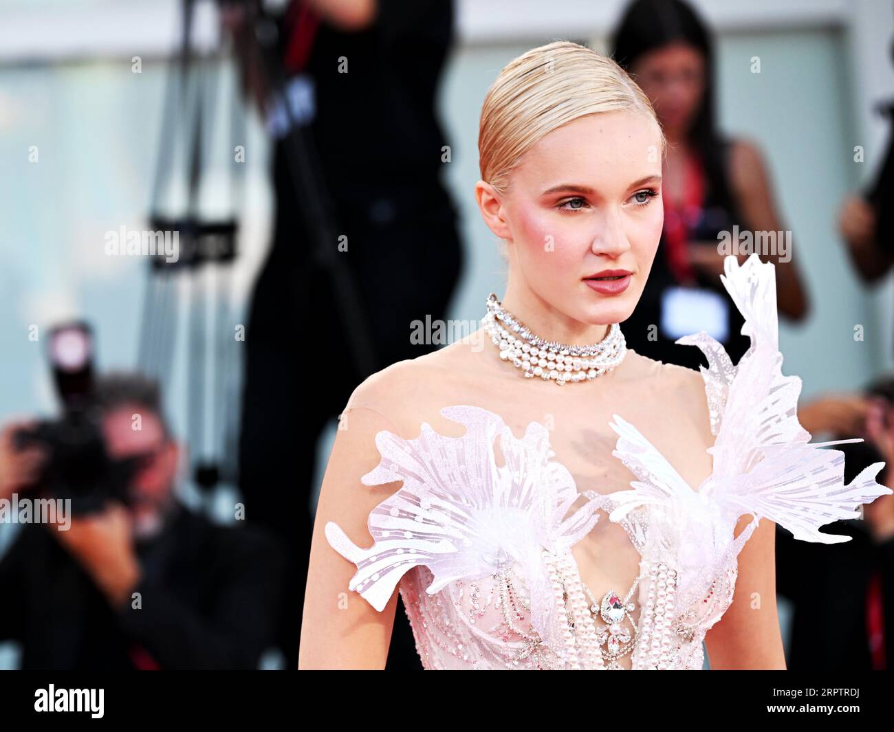 Venice, . 05th Sep, 2023. Venice, 80th Venice Film Festival 2023, Evening 7  - Red Carpet “Enea”. In the photo Polina Nioly Pushkareva Credit:  Independent Photo Agency/Alamy Live News Stock Photo - Alamy