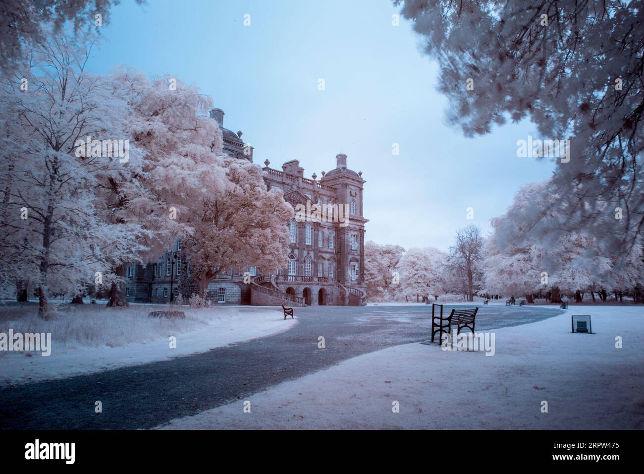 duffhouse banff aberdeenshire scotland infrared Stock Photo