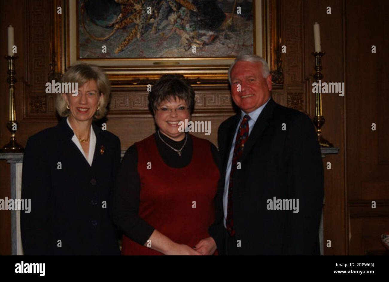 Outgoing Deputy Secretary J. Steven Griles, far right, making final ...