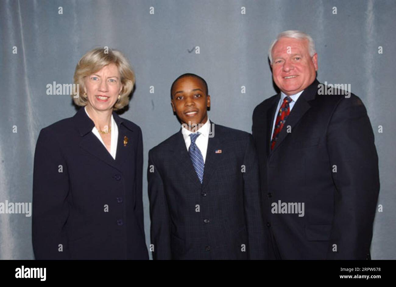 Outgoing Deputy Secretary J. Steven Griles, far right, making final ...