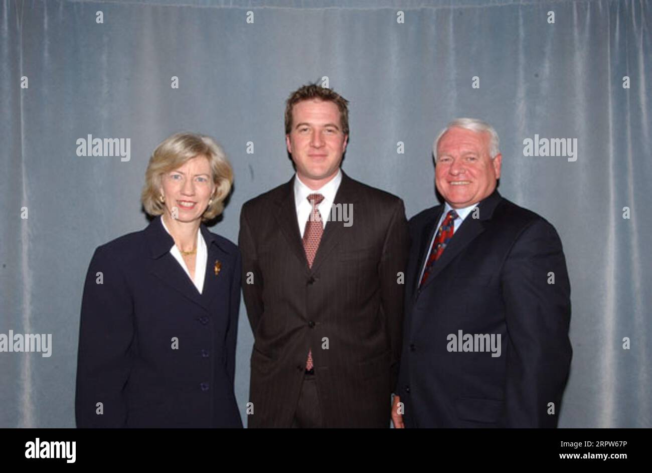 Outgoing Deputy Secretary J. Steven Griles, far right, making final ...