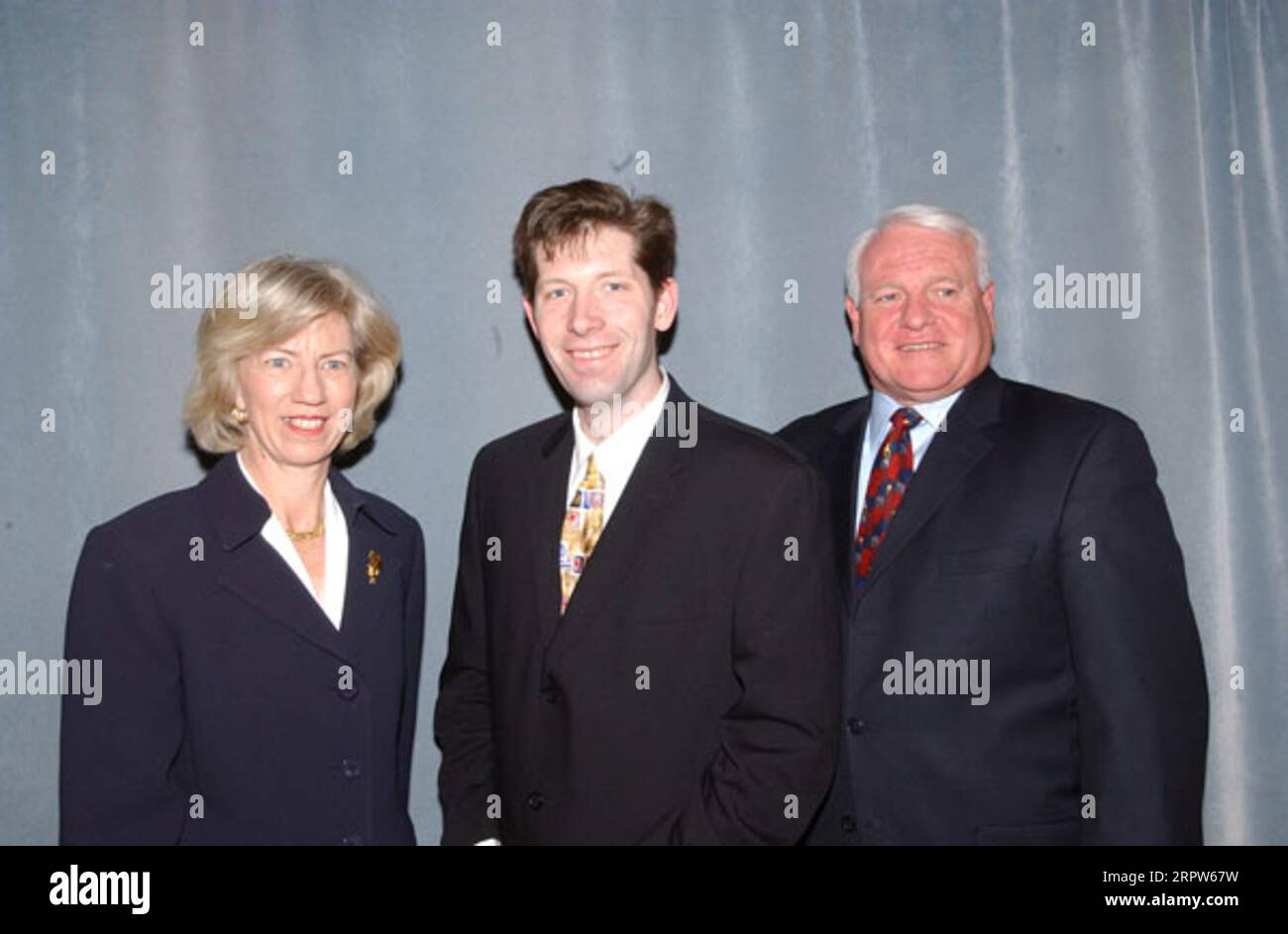 Outgoing Deputy Secretary J. Steven Griles, far right, making final ...