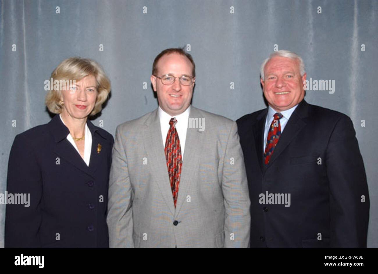 Outgoing Deputy Secretary J. Steven Griles, far right, making final ...
