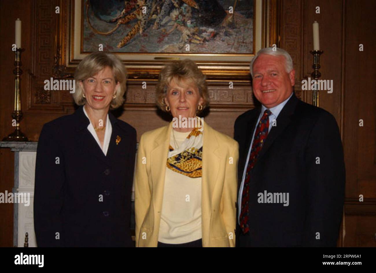 Outgoing Deputy Secretary J. Steven Griles, far right, making final ...