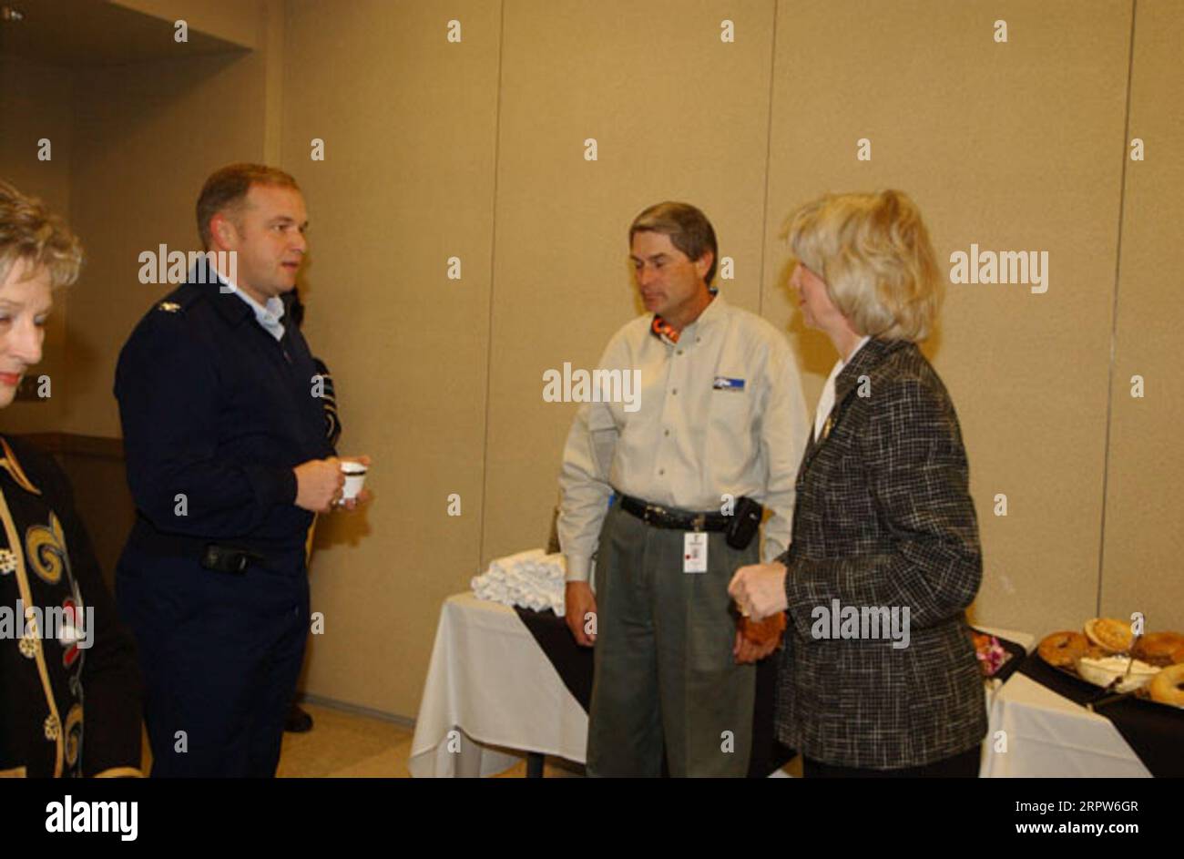 Events, featuring Secretary Gale Norton, far right, and other officials