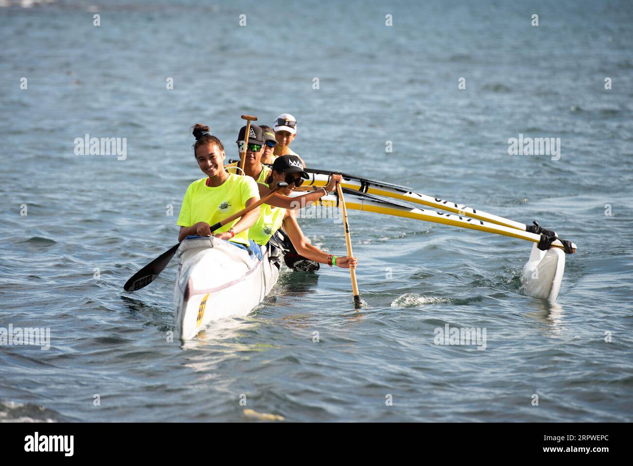 HEIVA VA’A Parc Aorai Tini Hau 2023 Stock Photo