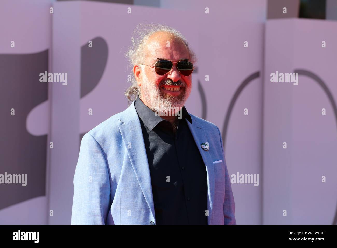 Muhammad Rashi Venice, Italy, 5th September, 2023. Mohamad Al Rashi arriving on the ...