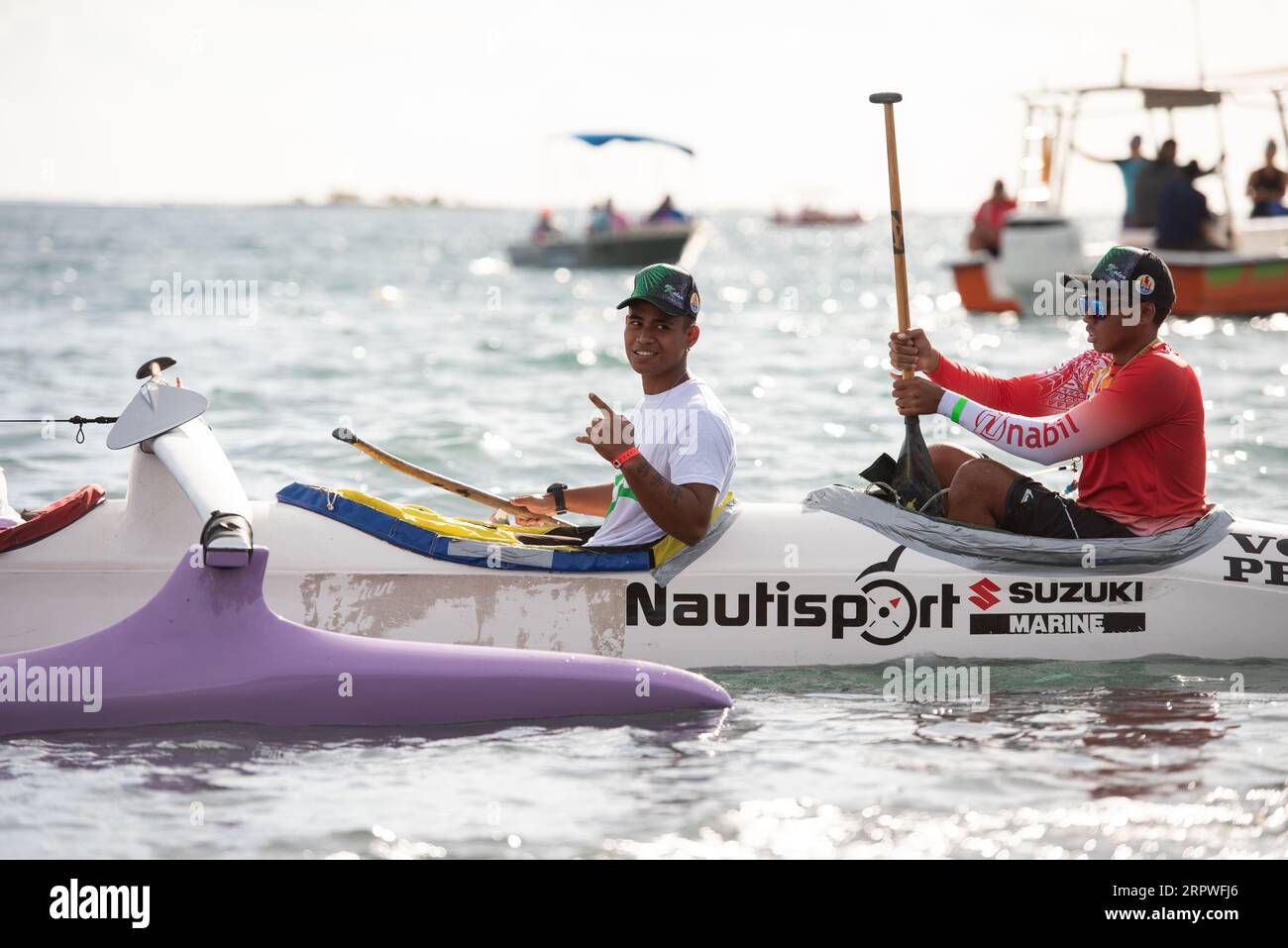 HEIVA VA’A Parc Aorai Tini Hau 2023 Stock Photo