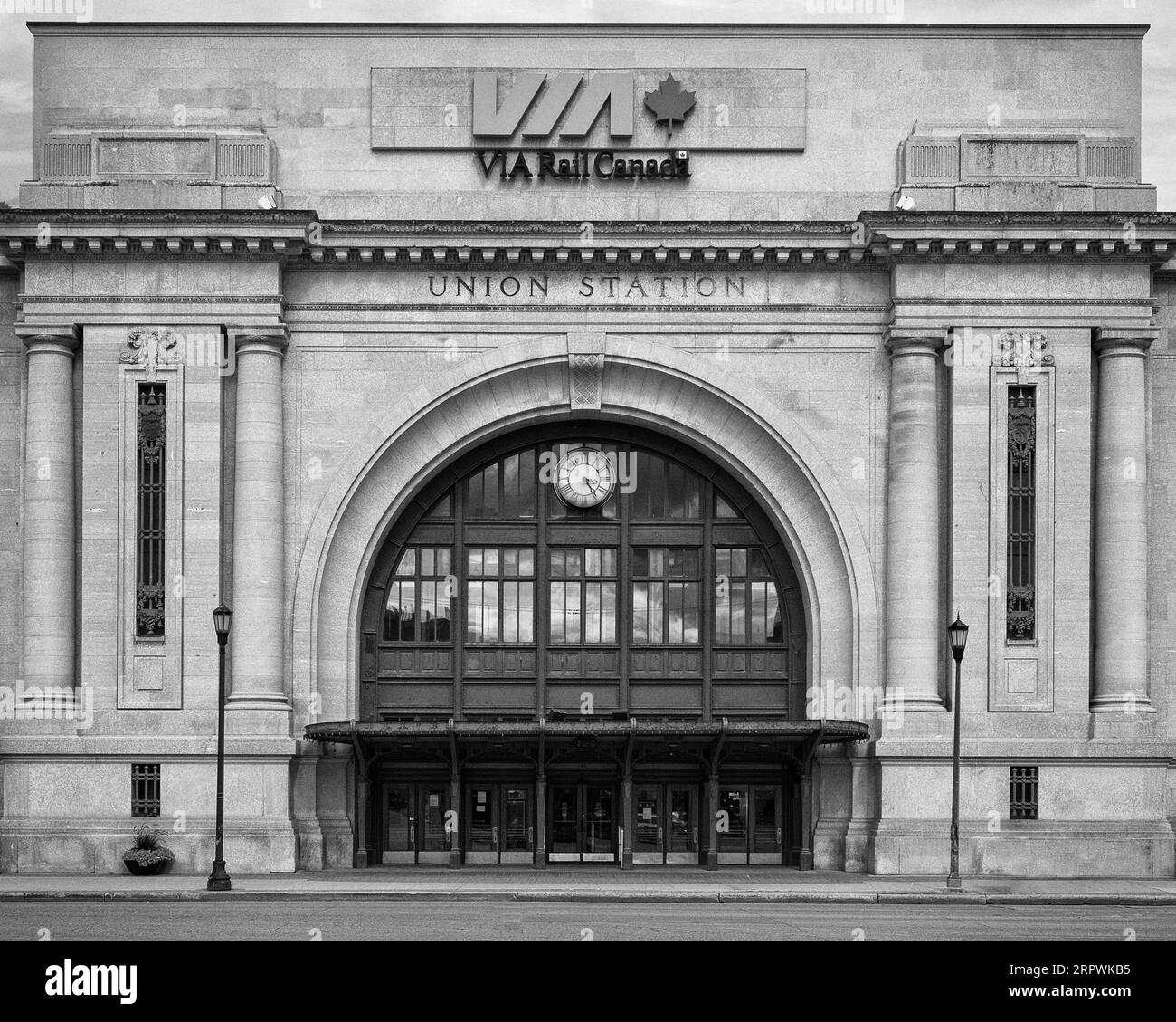 Front facade of the historic Union Station at 123 Main Street in