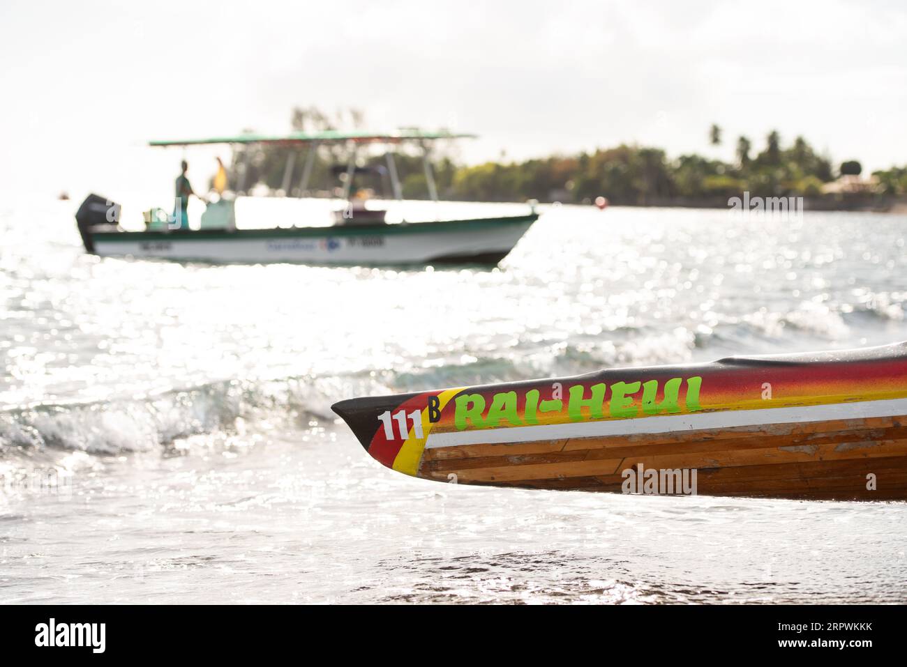 HEIVA VA’A Parc Aorai Tini Hau 2023 Stock Photo