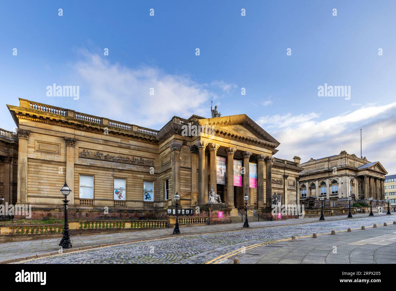 Walker Art Gallery at William Brown Street in Liverpool City centre Stock Photo