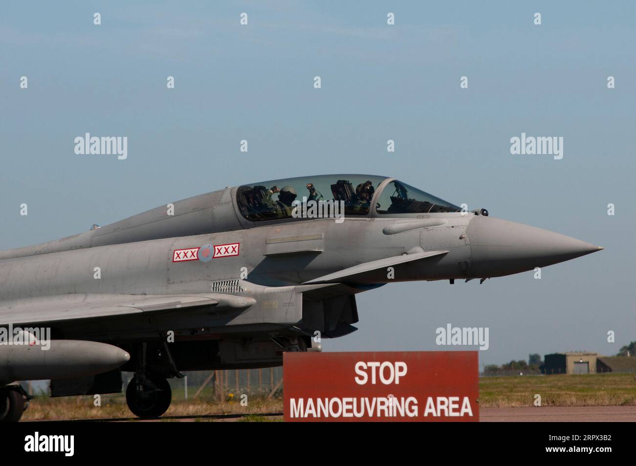Coningsby, UK. 5th Sep, 2023. RAF Typhoon aircraft practicing at RAF