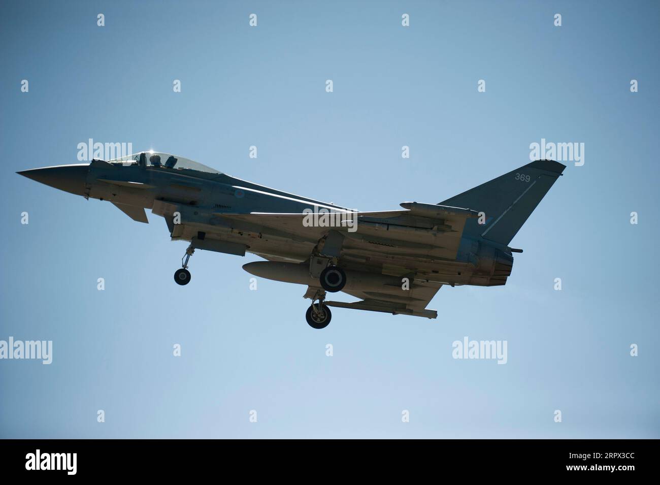 Coningsby, UK. 5th Sep, 2023. RAF Typhoon aircraft practicing at RAF