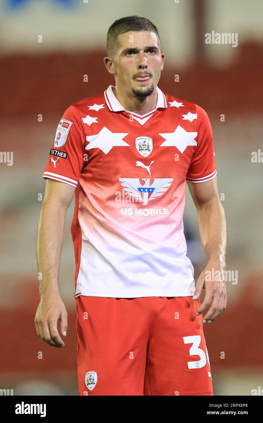 Max Watters #36 of Barnsley during the EFL Trophy match Barnsley vs