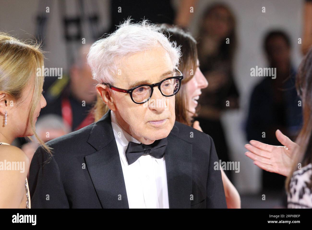 Woody Allen red carpet Venice "Coup de chance" 2023 film festival Stock