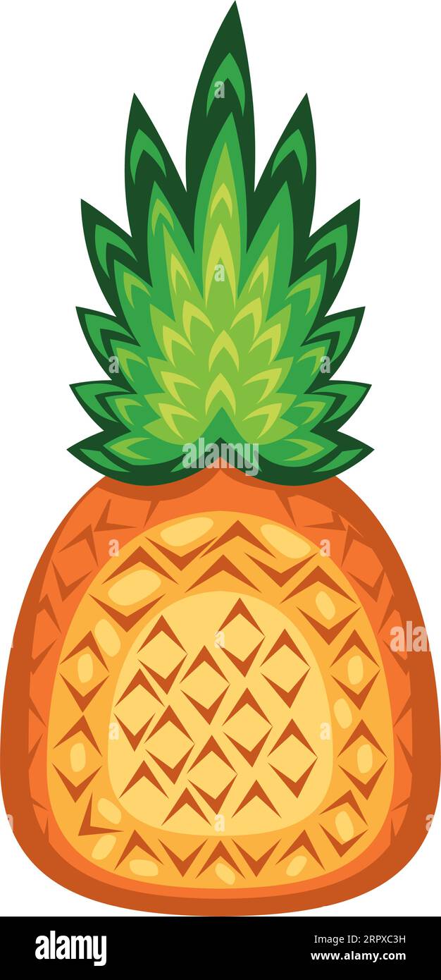pineapple fresh fruit icon Stock Vector Image & Art - Alamy