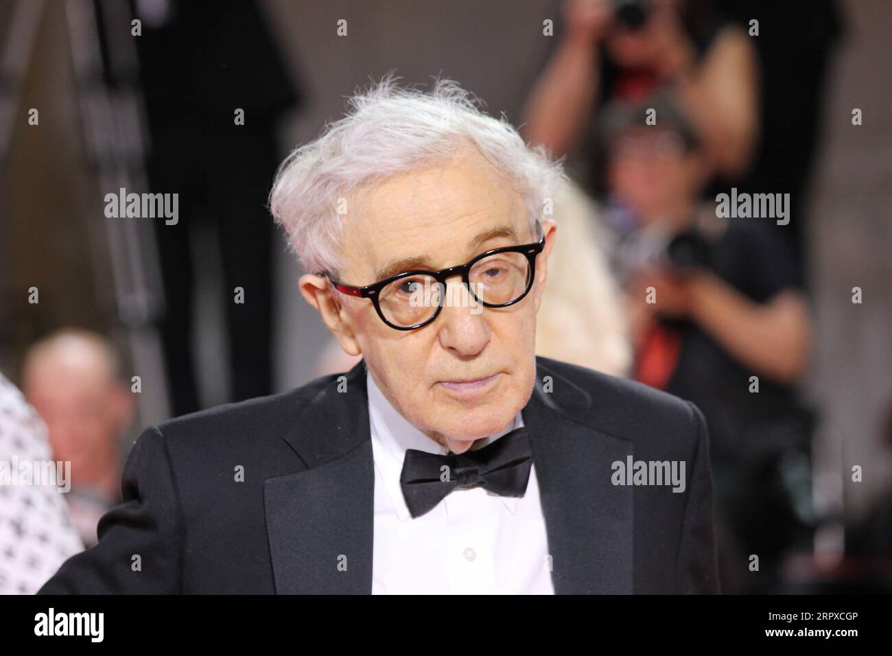 Woody Allen red carpet Venice "Coup de chance" 2023 film festival Stock