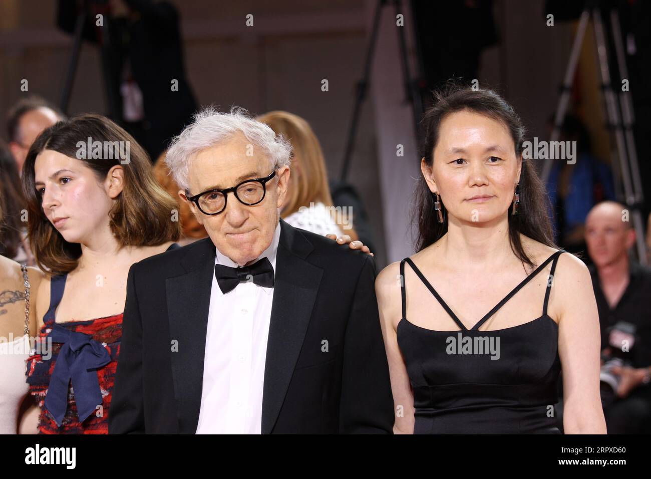Woody Allen red carpet Venice "Coup de chance" 2023 film festival Stock
