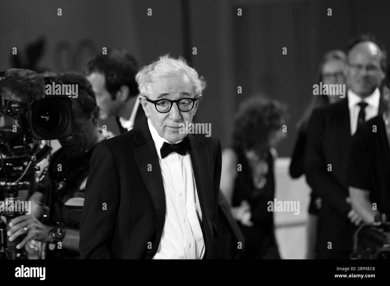 Woody Allen red carpet Venice "Coup de chance" 2023 film festival Stock