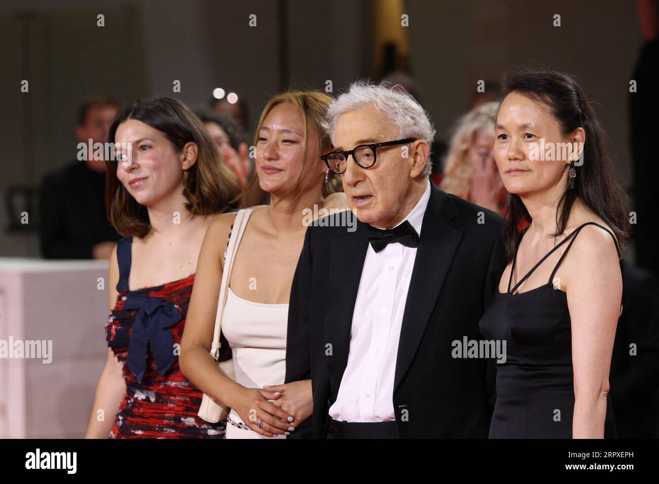 Woody Allen red carpet Venice "Coup de chance" 2023 film festival Stock