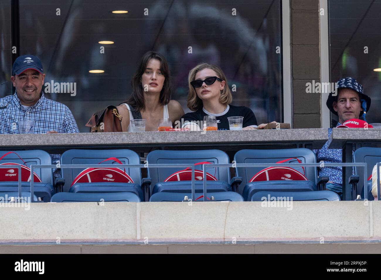 Kate Harrison and Chloe Grace Moretz attend quarterfinal round