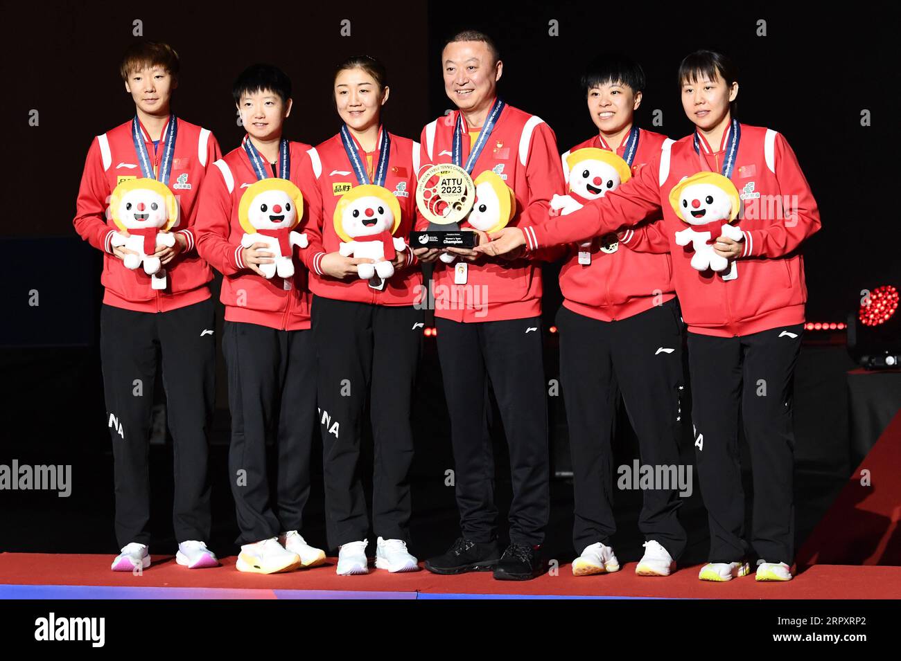 Pyeongchang, Republic of Korea. 5th Sep, 2023. China team group Table
