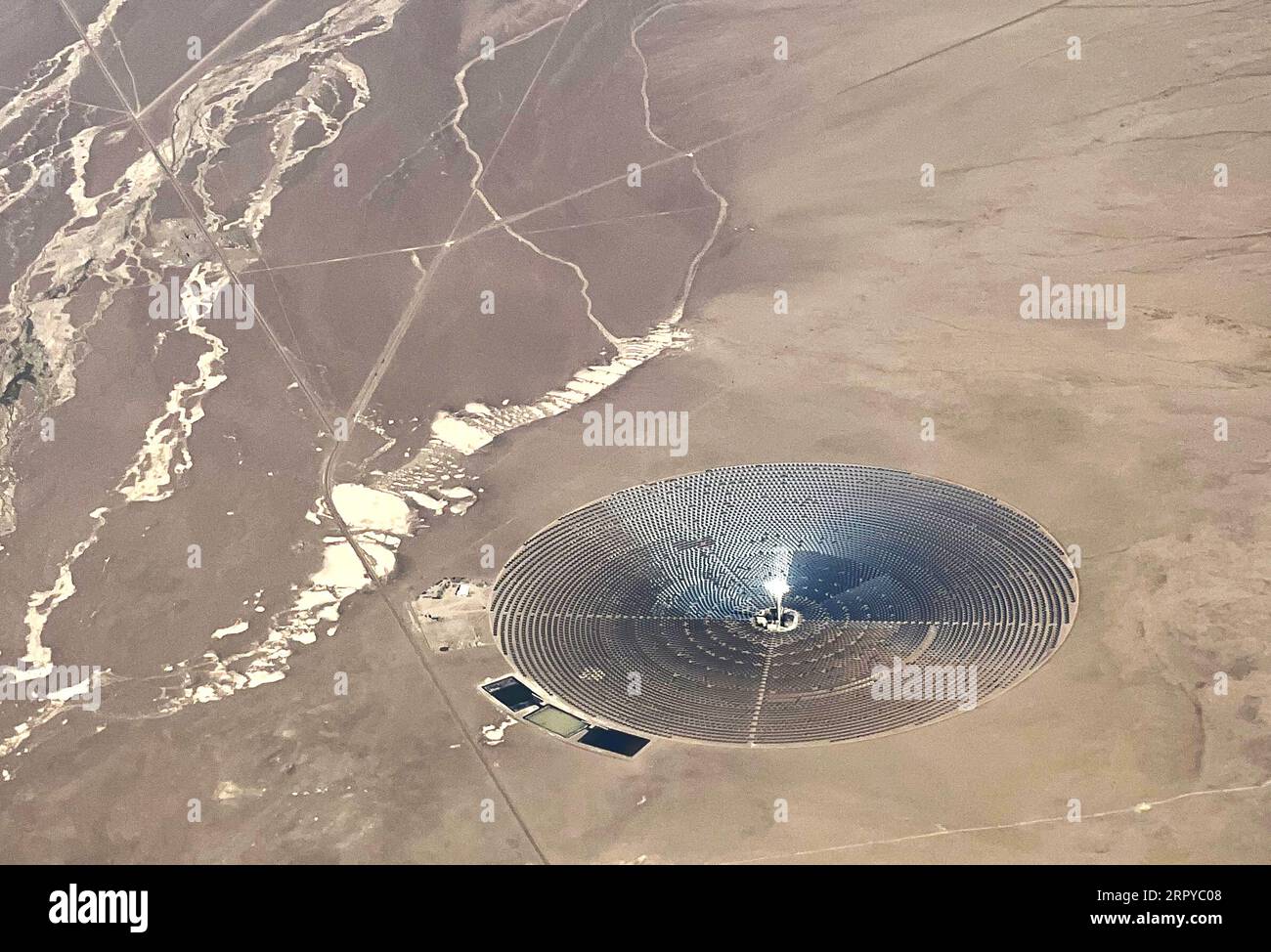 Tonopah, United States. 28th Aug, 2023. The Crescent Dunes Solar Energy